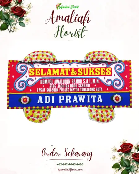 Papan Bunga Ucapan Selamat Panisihan